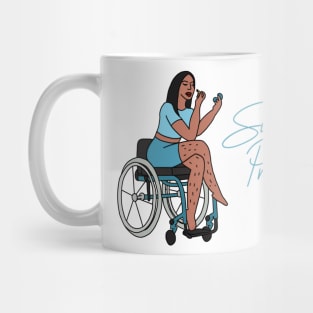 Sitting Pretty in Blue 3 Mug